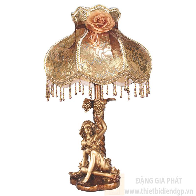 Đèn ngủ trang trí, đồng cao cấp Ø380*H620, Dimer E27*1 lamp